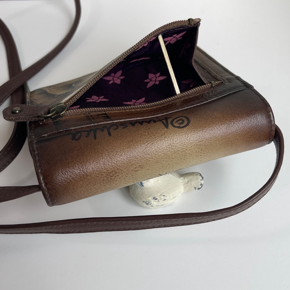 Anuschka RFID Genuine Leather Wallet Crossbody - Picture 11 of 16